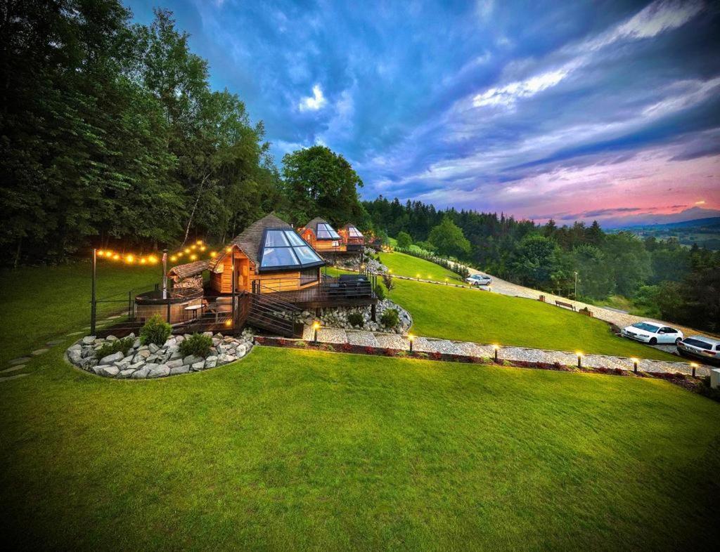 Osada Poli Koniakow - Panoramiczny Domek Nr 5 Z Prywatna Balia I Hydromasazem Extérieur photo
